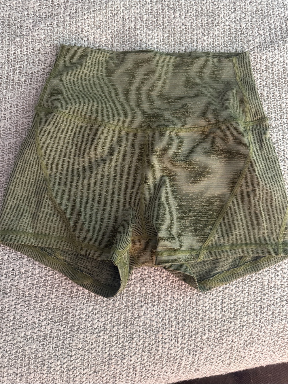 High-Waist Olive Green Women’s Active Shorts by Born Primitive